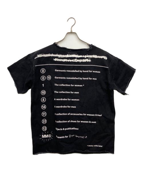 MM6 Maison Margiela（エムエムシックスメゾンマルジェラ）MM6 Maison Margiela (エムエムシックスメゾンマルジェラ) 半袖カットソー ブラック サイズ:SIZE Mの古着・服飾アイテム