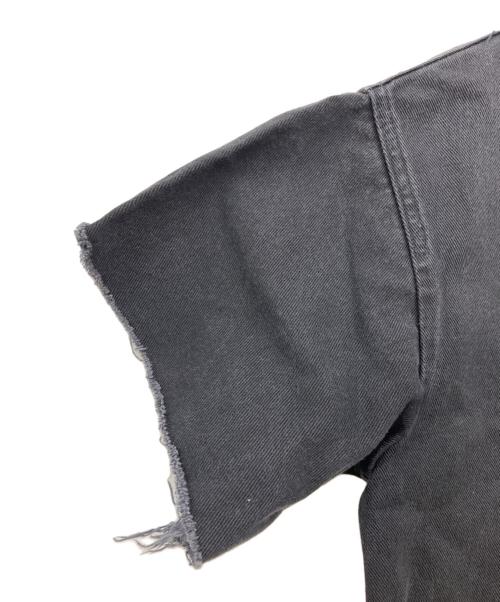 MM6 Maison Margiela（エムエムシックスメゾンマルジェラ）MM6 Maison Margiela (エムエムシックスメゾンマルジェラ) 半袖カットソー ブラック サイズ:SIZE Mの古着・服飾アイテム