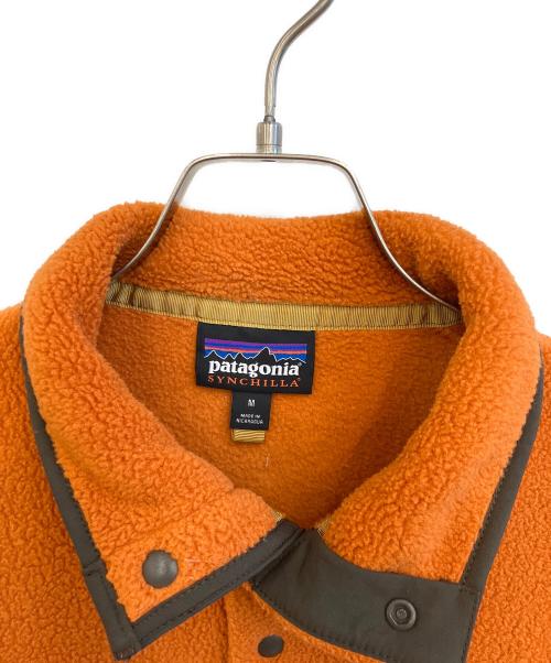 Patagonia SYNCHILLA（パタゴニア シンチラ）Patagonia SYNCHILLA (パタゴニア シンチラ) ライトウェイト・シンチラ・スナップT・プルオーバー オレンジ サイズ:SIZE Mの古着・服飾アイテム