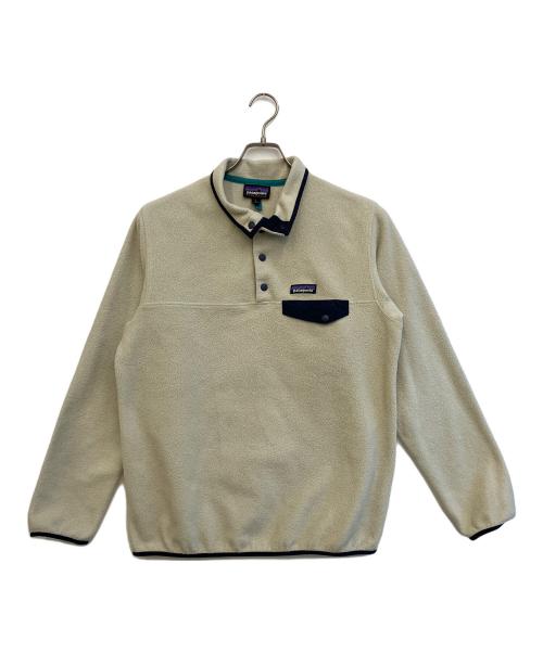 Patagonia SYNCHILLA（パタゴニア シンチラ）Patagonia SYNCHILLA (パタゴニア シンチラ) ライトウェイト・シンチラ・スナップT・プルオーバー ベージュ サイズ:SIZE Lの古着・服飾アイテム