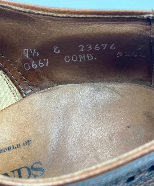 Allen Edmonds（アレン エドモンズ）Allen Edmonds (アレン エドモンズ) ウィングチップシューズ Lloyd ブラウン サイズ:7 1/2の古着・服飾アイテム