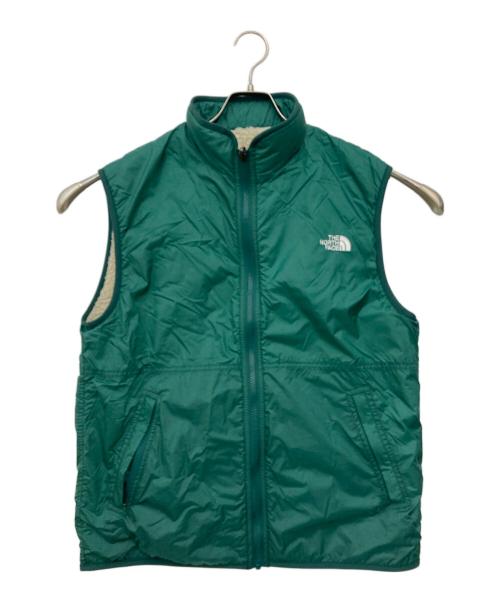 THE NORTH FACE（ザ ノース フェイス）THE NORTH FACE (ザ ノース フェイス) リバーシブルベスト グリーン×アイボリー サイズ:SIZE Mの古着・服飾アイテム
