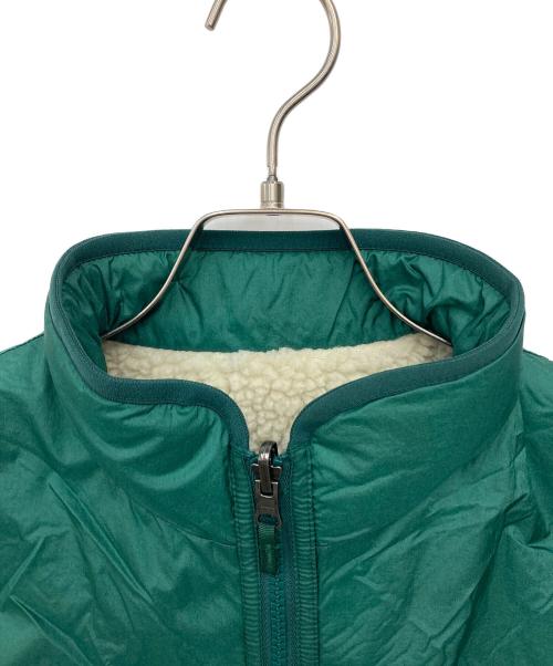 THE NORTH FACE（ザ ノース フェイス）THE NORTH FACE (ザ ノース フェイス) リバーシブルベスト グリーン×アイボリー サイズ:SIZE Mの古着・服飾アイテム