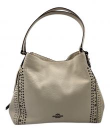 COACH（コーチ）の古着「レザートートバッグ」｜ホワイト