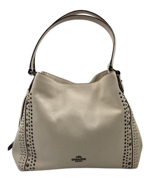 COACH（コーチ）COACH (コーチ) レザートートバッグ ホワイトの古着・服飾アイテム