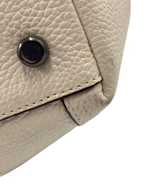 COACH（コーチ）COACH (コーチ) レザートートバッグ ホワイトの古着・服飾アイテム
