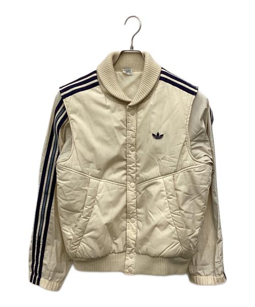 adidas（アディダス）adidas (アディダス) ラウスビージャケット アイボリー×ネイビー サイズ:SIZE Lの古着・服飾アイテム