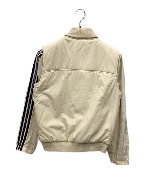 adidas（アディダス）adidas (アディダス) ラウスビージャケット アイボリー×ネイビー サイズ:SIZE Lの古着・服飾アイテム