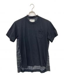 sacai（サカイ）の古着「半袖カットソー」｜ブラック