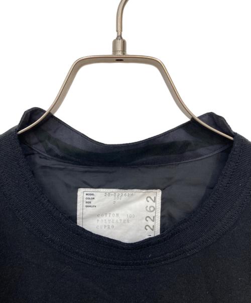 sacai（サカイ）sacai (サカイ) 半袖カットソー ブラック サイズ:SIZE 2の古着・服飾アイテム