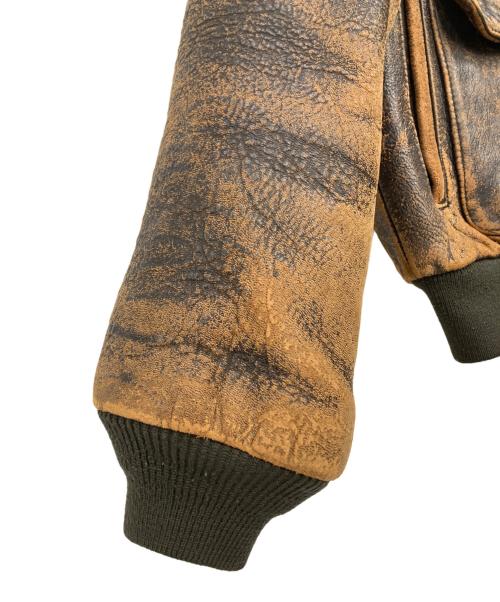 AVIREX（アヴィレックス）AVIREX (アヴィレックス) A-2フライトジャケット ブラウン サイズ:SIZE Mの古着・服飾アイテム