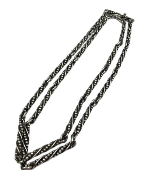 Georg Jensen（ジョージジェンセン）Georg Jensen (ジョージジェンセン) シルバーロングネックレス ツイストチェーンの古着・服飾アイテム