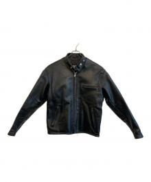 Schott（ショット）の古着「レザーライダースジャケット」｜ブラック