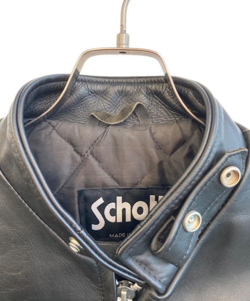 Schott（ショット）Schott (ショット) レザーライダースジャケット ブラック サイズ:SIZE 42の古着・服飾アイテム