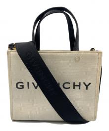 GIVENCHY（ジバンシィ）の古着「2WAYバッグ G-TOTE MINI」｜ホワイト×ブラック