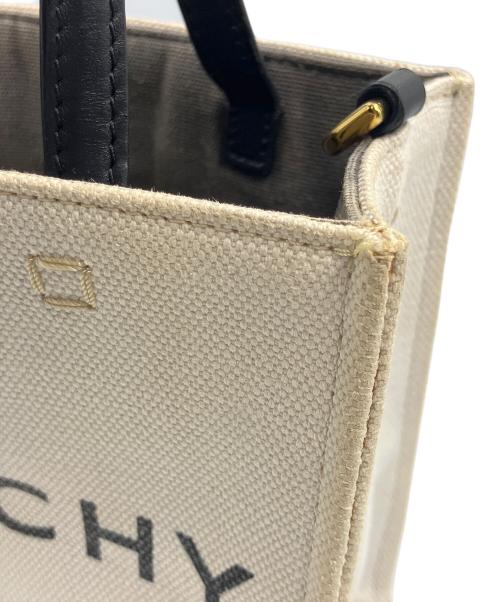 GIVENCHY（ジバンシィ）GIVENCHY (ジバンシィ) 2WAYバッグ G-TOTE MINI ホワイト×ブラックの古着・服飾アイテム