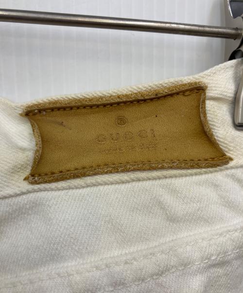 GUCCI（グッチ）GUCCI (グッチ) ホワイトジーンズ ホワイト サイズ:SIZE 50の古着・服飾アイテム