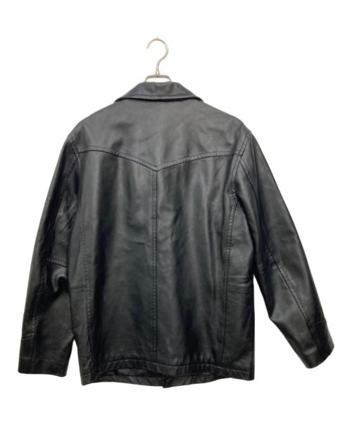 AVIREX（アヴィレックス）AVIREX (アヴィレックス) ラムレザージャケット ブラック サイズ:SIZE Lの古着・服飾アイテム