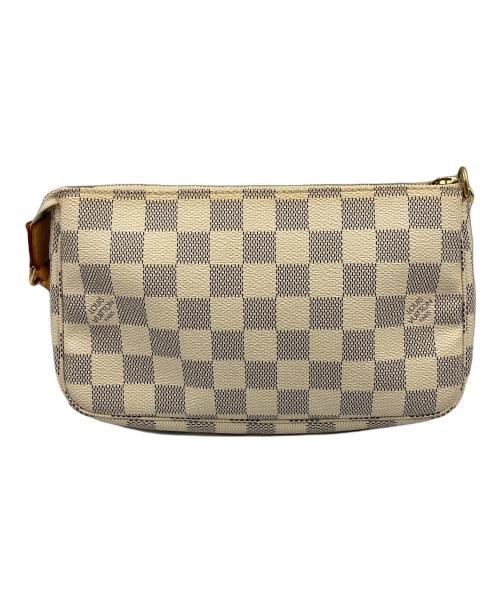 LOUIS VUITTON（ルイ ヴィトン）LOUIS VUITTON (ルイ ヴィトン) ダミエ･アズール ポシェット・アクセソワール ホワイトの古着・服飾アイテム