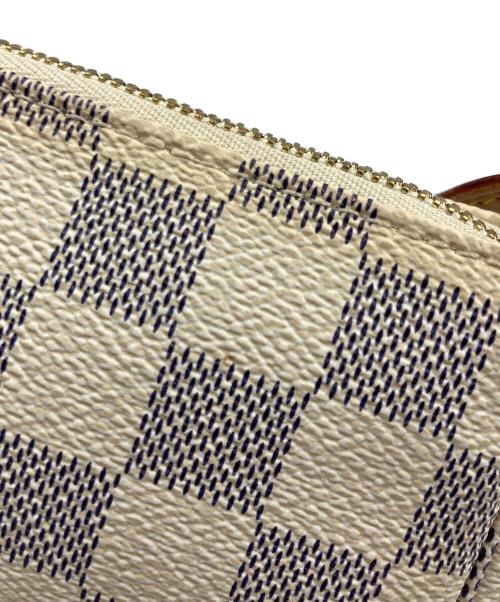 LOUIS VUITTON（ルイ ヴィトン）LOUIS VUITTON (ルイ ヴィトン) ダミエ･アズール ポシェット・アクセソワール ホワイトの古着・服飾アイテム