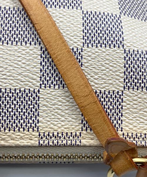 LOUIS VUITTON（ルイ ヴィトン）LOUIS VUITTON (ルイ ヴィトン) ダミエ･アズール ポシェット・アクセソワール ホワイトの古着・服飾アイテム