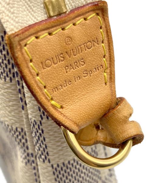 LOUIS VUITTON（ルイ ヴィトン）LOUIS VUITTON (ルイ ヴィトン) ダミエ･アズール ポシェット・アクセソワール ホワイトの古着・服飾アイテム