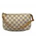 LOUIS VUITTON（ルイ ヴィトン）の古着「ダミエ･アズール ポシェット・アクセソワール」｜ホワイト