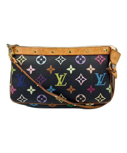 LOUIS VUITTON（ルイ ヴィトン）LOUIS VUITTON (ルイ ヴィトン) モノグラム・マルチカラー ポシェット・アクセソワール ノワールの古着・服飾アイテム
