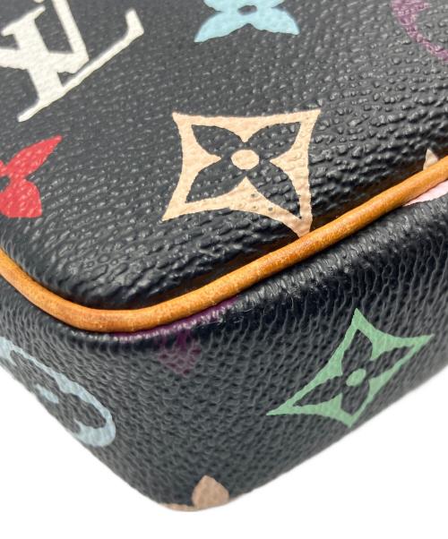 LOUIS VUITTON（ルイ ヴィトン）LOUIS VUITTON (ルイ ヴィトン) モノグラム・マルチカラー ポシェット・アクセソワール ノワールの古着・服飾アイテム