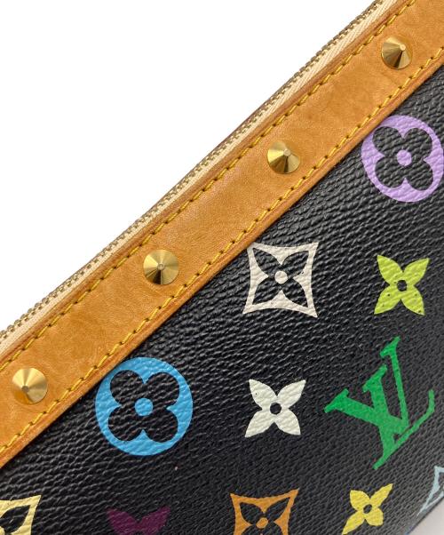 LOUIS VUITTON（ルイ ヴィトン）LOUIS VUITTON (ルイ ヴィトン) モノグラム・マルチカラー ポシェット・アクセソワール ノワールの古着・服飾アイテム