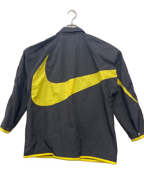 NIKE（ナイキ）NIKE (ナイキ) ナイロンジャケット ブラック×イエロー サイズ:XLの古着・服飾アイテム
