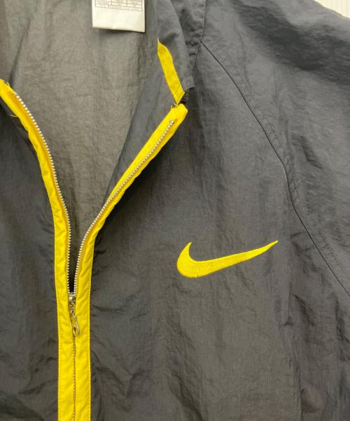 NIKE（ナイキ）NIKE (ナイキ) ナイロンジャケット ブラック×イエロー サイズ:XLの古着・服飾アイテム