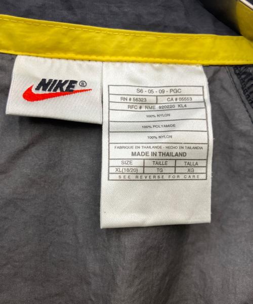 NIKE（ナイキ）NIKE (ナイキ) ナイロンジャケット ブラック×イエロー サイズ:XLの古着・服飾アイテム
