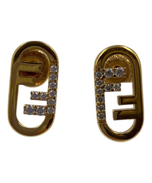 FENDI（フェンディ）FENDI (フェンディ) ピアス ゴールドカラー サイズ:不明の古着・服飾アイテム