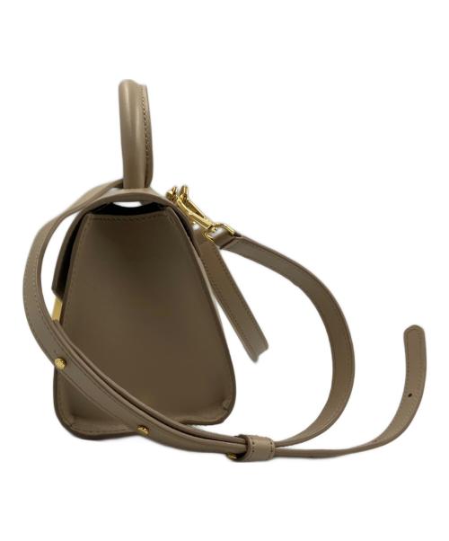 DEMELLIER（デメリエー）DEMELLIER (デメリエー) NANO MONTREAL ショルダーバッグ ピンクベージュの古着・服飾アイテム