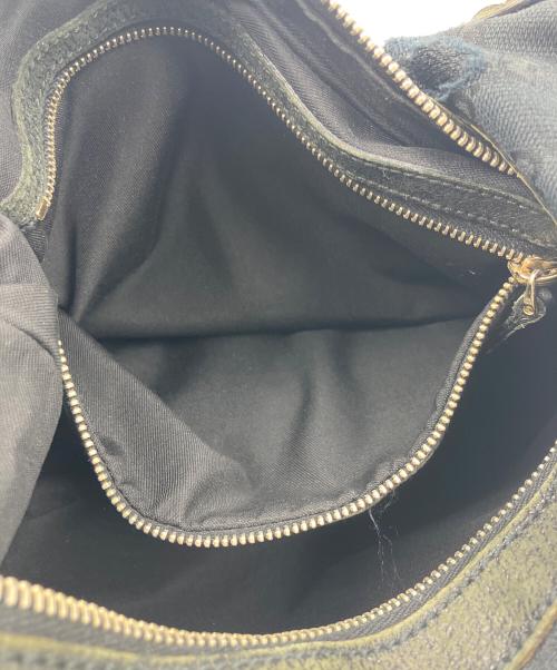 GUCCI（グッチ）GUCCI (グッチ) GGキャンバスワンショルダーバッグ ブラックの古着・服飾アイテム