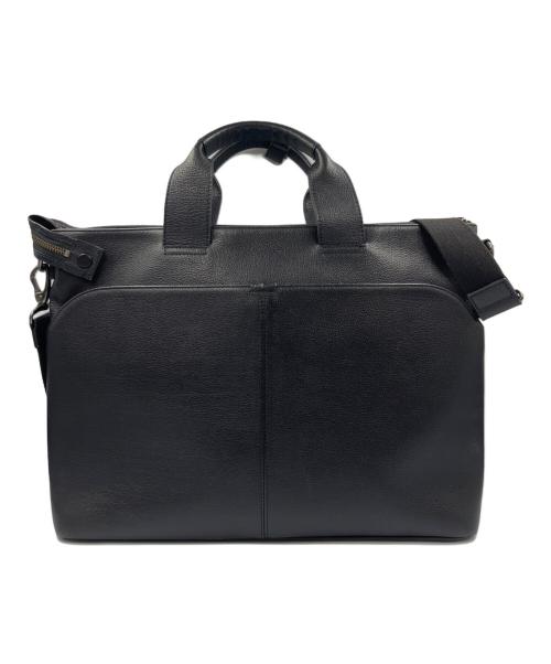 BURBERRY BLACK LABEL（バーバリーブラックレーベル）BURBERRY BLACK LABEL (バーバリーブラックレーベル) レザーブリーフケース ブラックの古着・服飾アイテム