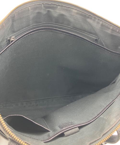 BURBERRY BLACK LABEL（バーバリーブラックレーベル）BURBERRY BLACK LABEL (バーバリーブラックレーベル) レザーブリーフケース ブラックの古着・服飾アイテム