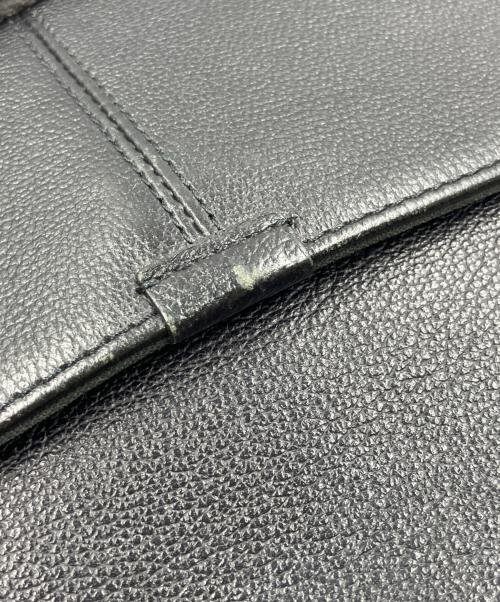 BURBERRY BLACK LABEL（バーバリーブラックレーベル）BURBERRY BLACK LABEL (バーバリーブラックレーベル) レザーブリーフケース ブラックの古着・服飾アイテム
