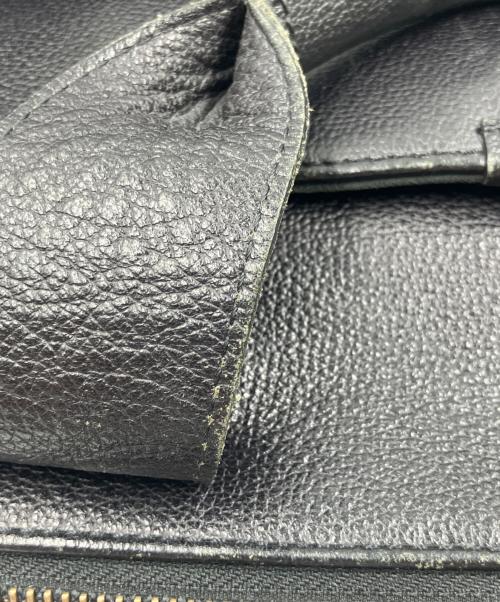 BURBERRY BLACK LABEL（バーバリーブラックレーベル）BURBERRY BLACK LABEL (バーバリーブラックレーベル) レザーブリーフケース ブラックの古着・服飾アイテム