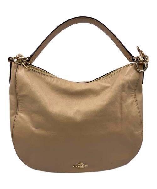 COACH（コーチ）COACH (コーチ) セミショルダーバッグ ベージュの古着・服飾アイテム