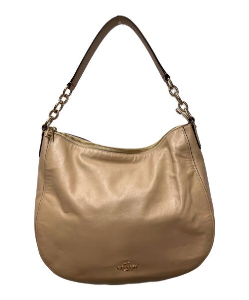 COACH（コーチ）COACH (コーチ) セミショルダーバッグ ベージュの古着・服飾アイテム