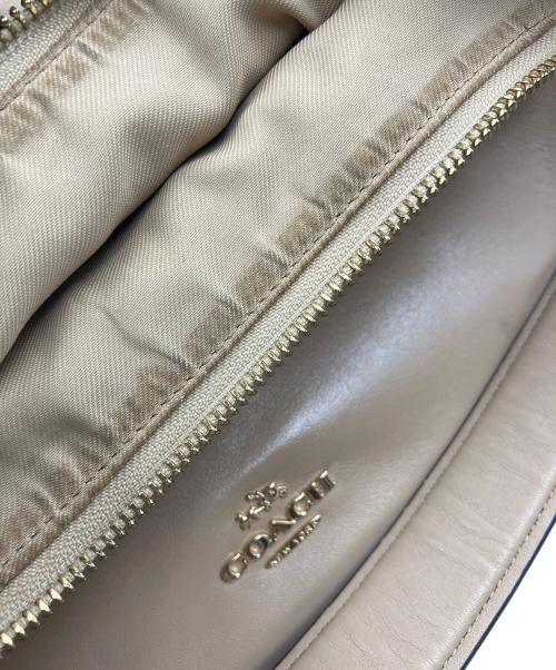 COACH（コーチ）COACH (コーチ) セミショルダーバッグ ベージュの古着・服飾アイテム