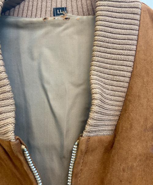 PARTINA（パルティーナ）PARTINA (パルティーナ) スエードブルゾン ベージュ サイズ:LLの古着・服飾アイテム