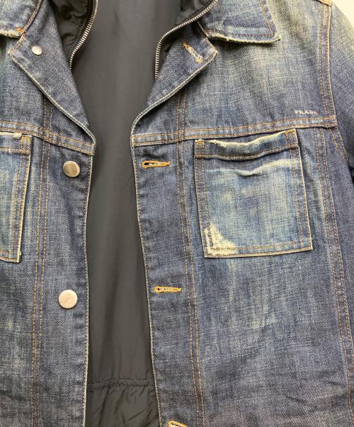 PRADA（プラダ）PRADA (プラダ) アーカイブデニムジャケット インディゴ サイズ:48の古着・服飾アイテム