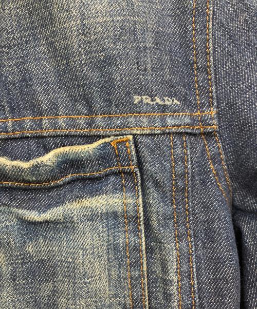 PRADA（プラダ）PRADA (プラダ) アーカイブデニムジャケット インディゴ サイズ:48の古着・服飾アイテム