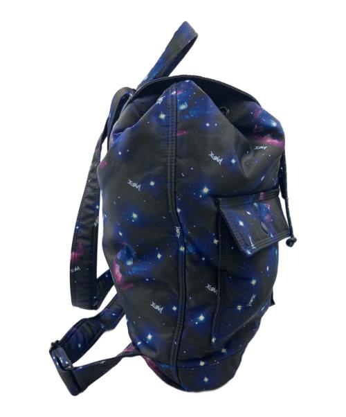 PORTER（ポーター）PORTER (ポーター) X-GIRL (エックスガール) X-girl PORTER rucksac ブラック×ブルーの古着・服飾アイテム