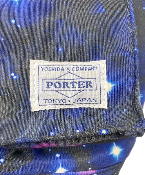 PORTER（ポーター）PORTER (ポーター) X-GIRL (エックスガール) X-girl PORTER rucksac ブラック×ブルーの古着・服飾アイテム