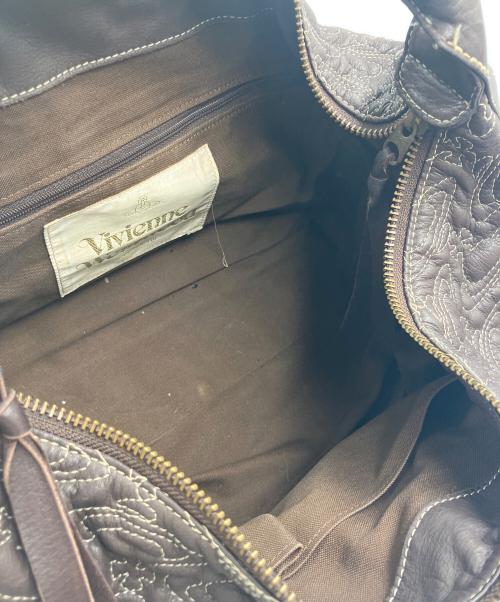 Vivienne Westwood（ヴィヴィアンウエストウッド）Vivienne Westwood (ヴィヴィアンウエストウッド) ハンドバッグ ブラウンの古着・服飾アイテム