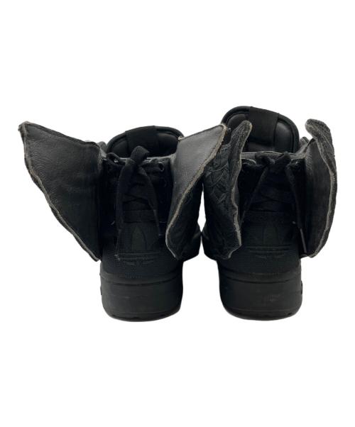 adidas Originals（アディダスオリジナル）adidas Originals A$AP Rocky JEREMY SCOTT (ジェレミー スコット) JS WINGS 2.0 BLACK FLAG（JS ウィングス2.0 ブラック フラッグ） ブラック サイズ:24.5cmの古着・服飾アイテム